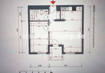 Wohnung Stuttgart - 2 Zimmer, 51 m&sup2;, 650&euro; | Angebot:26133815