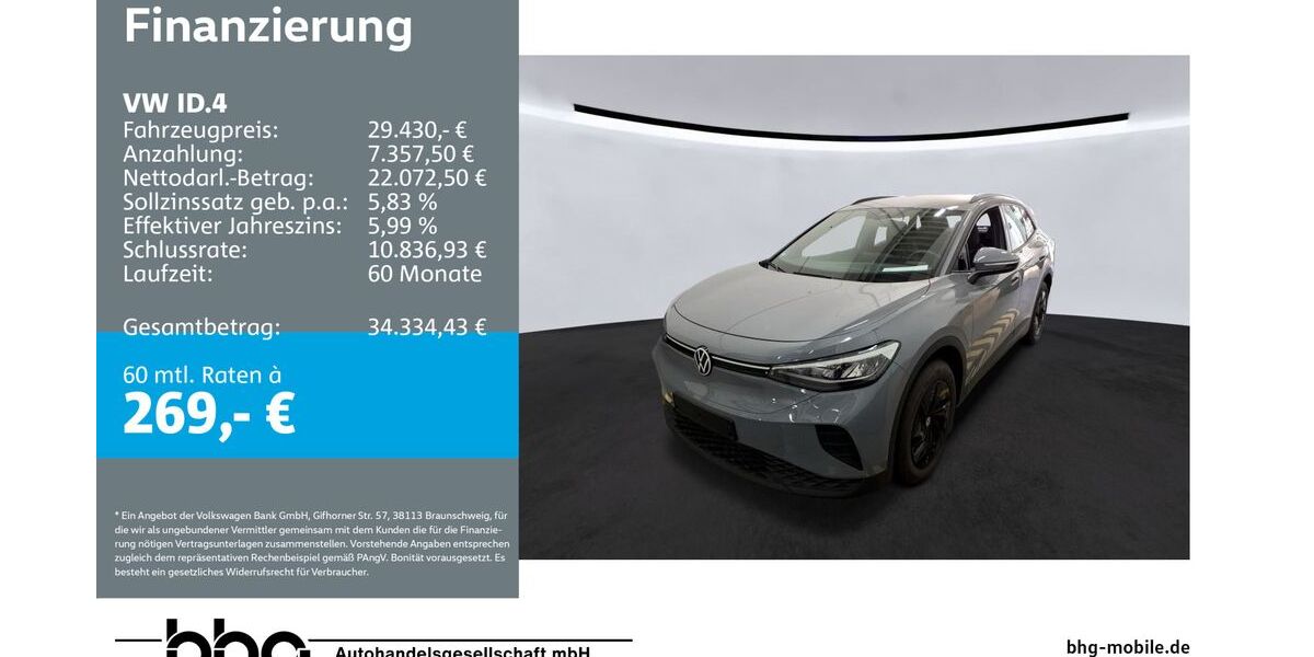 VW ID.4 11.245 km 29.430 &euro; Reutlingen 72770