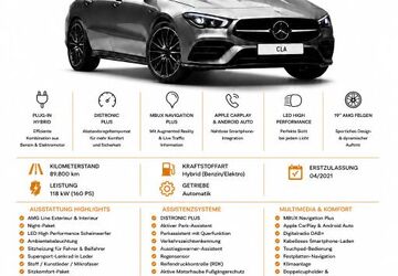 Mercedes-Benz CLA 250 89.800 km 29.900 &euro; Nürtingen bei Stuttgart 72622