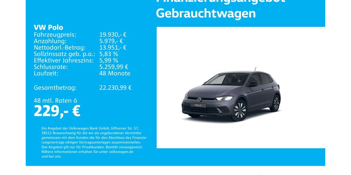 VW Polo 20.648 km 19.930 &euro; Stuttgart-Wangen 70188
