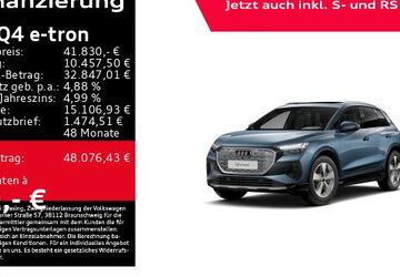 Audi Q4 e-tron 43.962 km 41.830 &euro; Reutlingen 72760