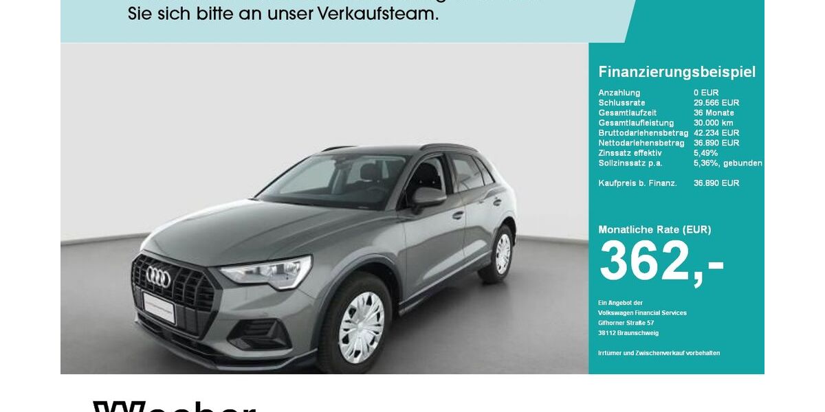 Audi Q3 5.783 km 36.890 &euro; Herrenberg 71083