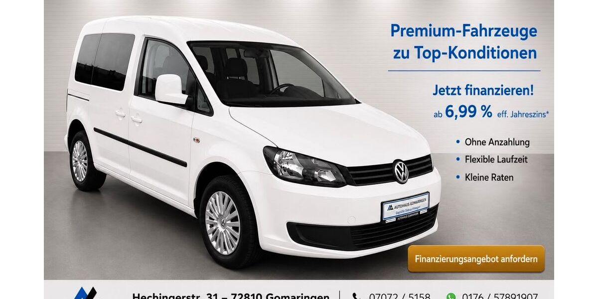 VW Caddy 78.000 km 15.999 &euro; Gomaringen 72810