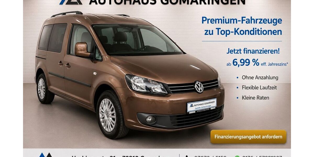 VW Caddy 118.000 km 12.999 &euro; Gomaringen 72810