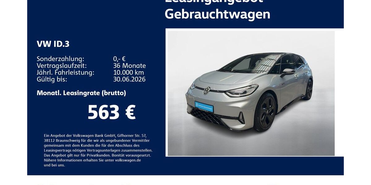 VW ID.3 18.229 km 38.830 &euro; Stuttgart-Feuerbach 70469