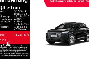 Audi Q4 e-tron 52.482 km 35.930 &euro; Tübingen 72072
