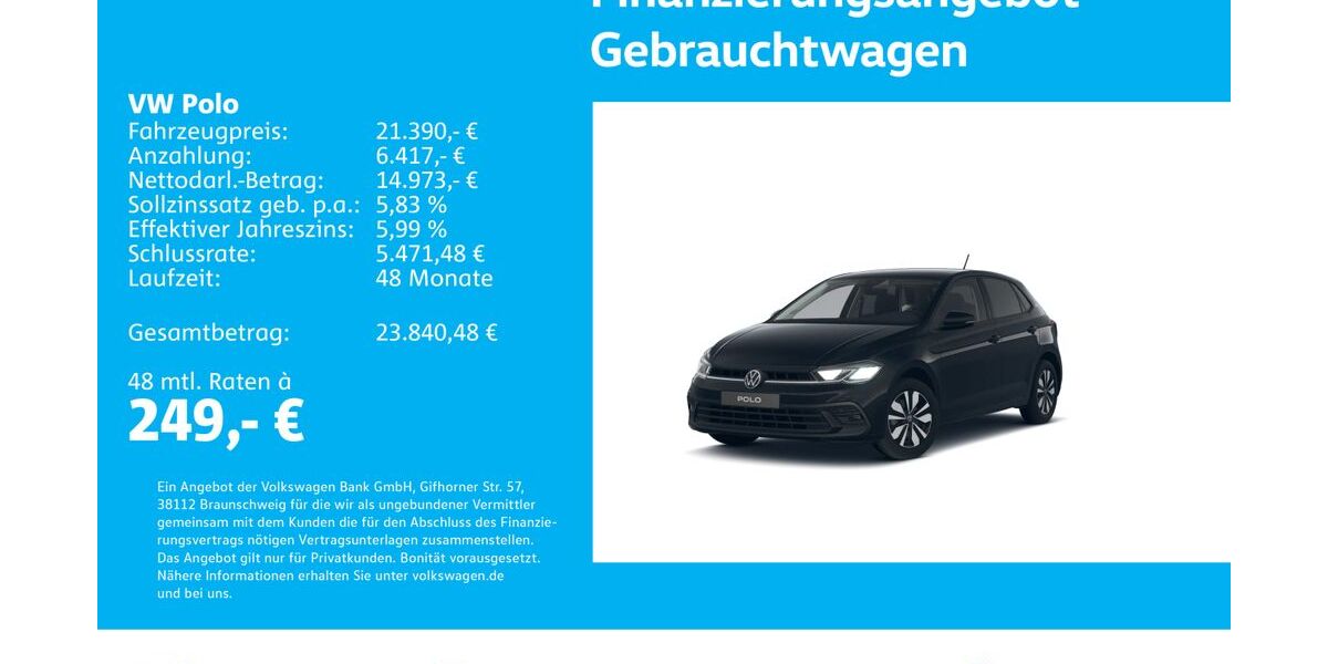 VW Polo 18.041 km 21.930 &euro; Stuttgart-Wangen 70188